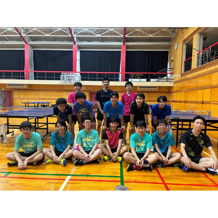 高校卓球部 県ベスト16