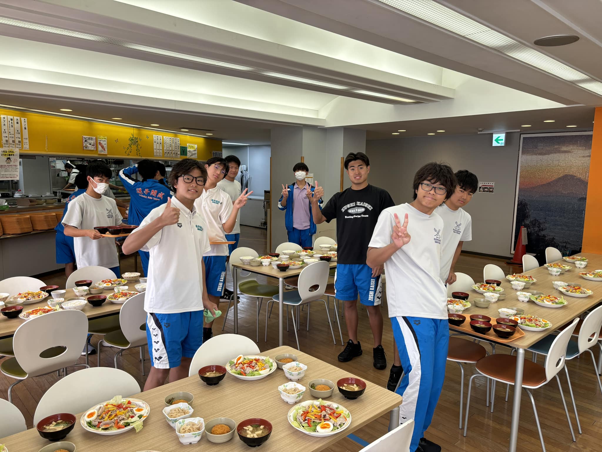 水泳部絶賛合宿中