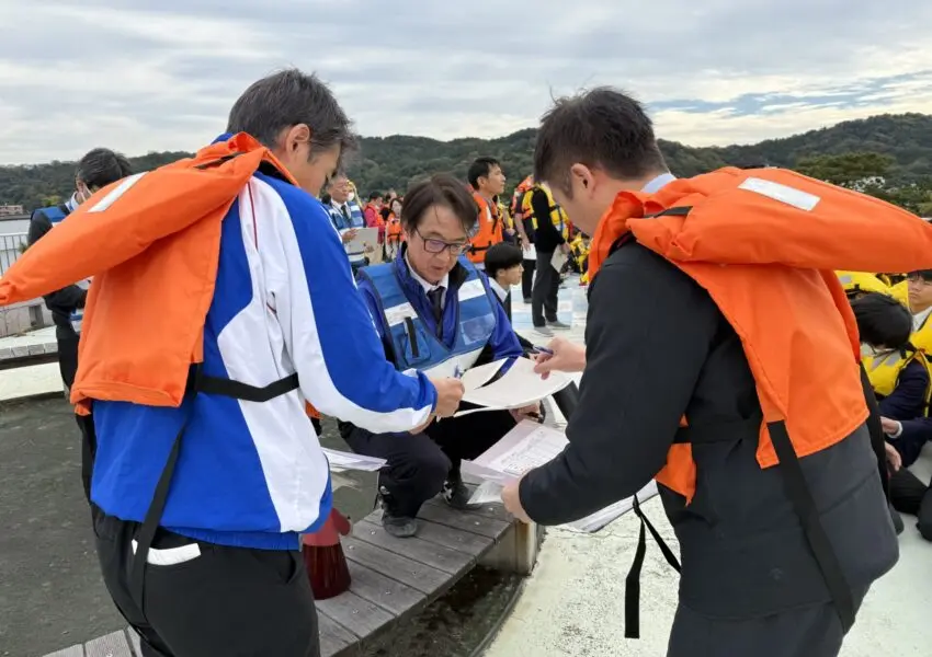11月12日 避難訓練 | 逗子開成中学校・高等学校