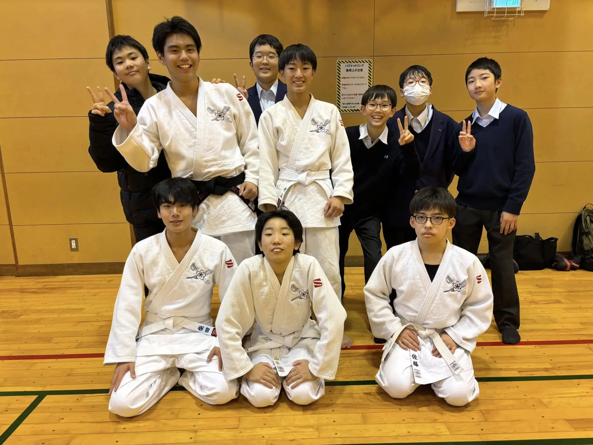 中学柔道部の活躍