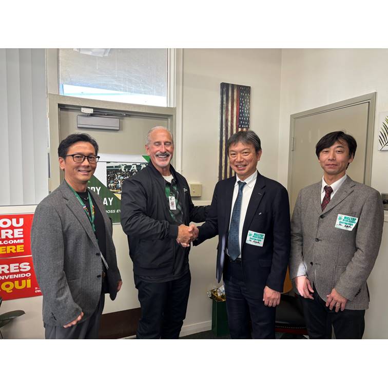 アメリカ・サンディエゴのヒルトップ高校と連携協定を結びました。