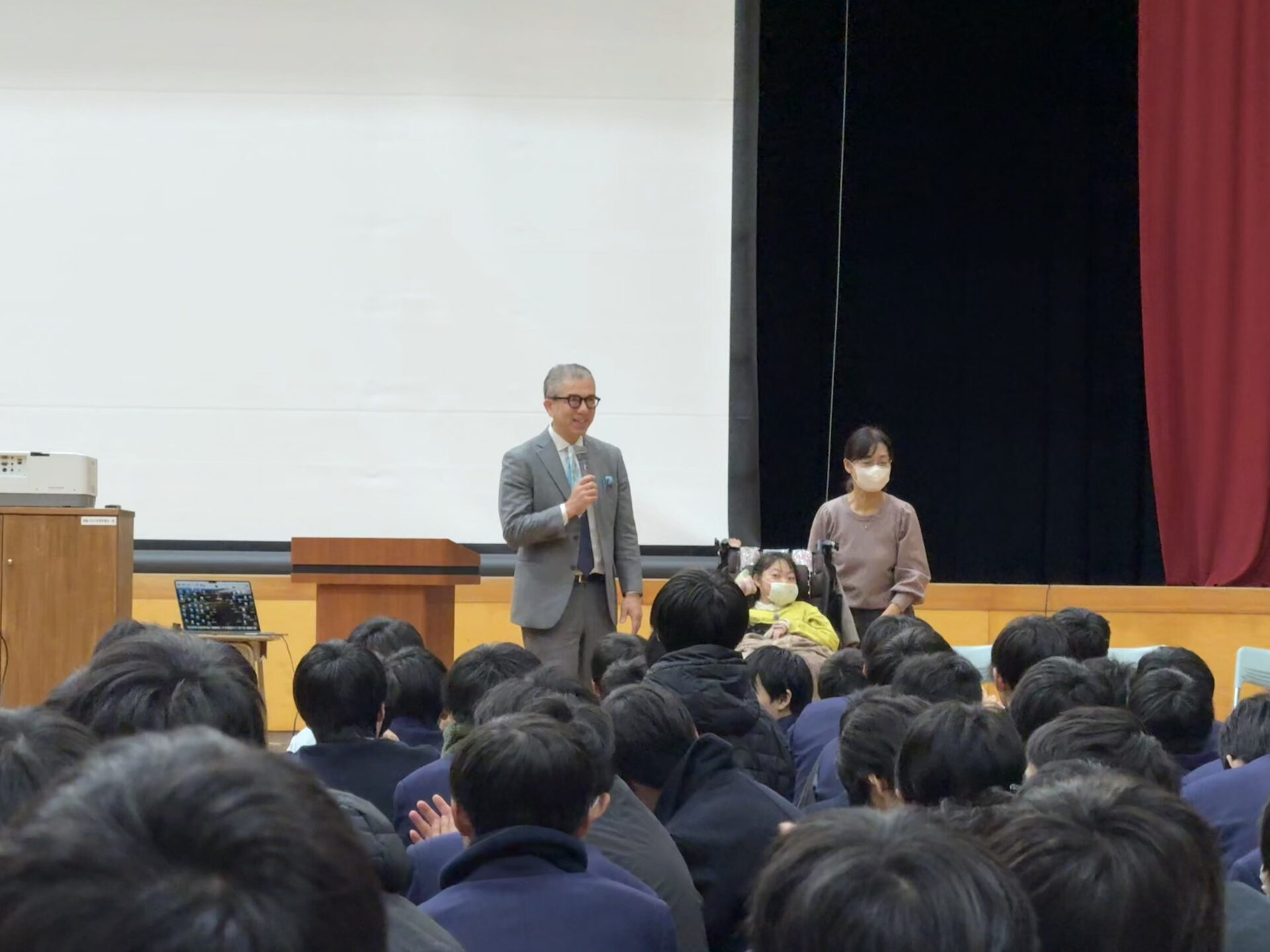 中学生 道徳講演会