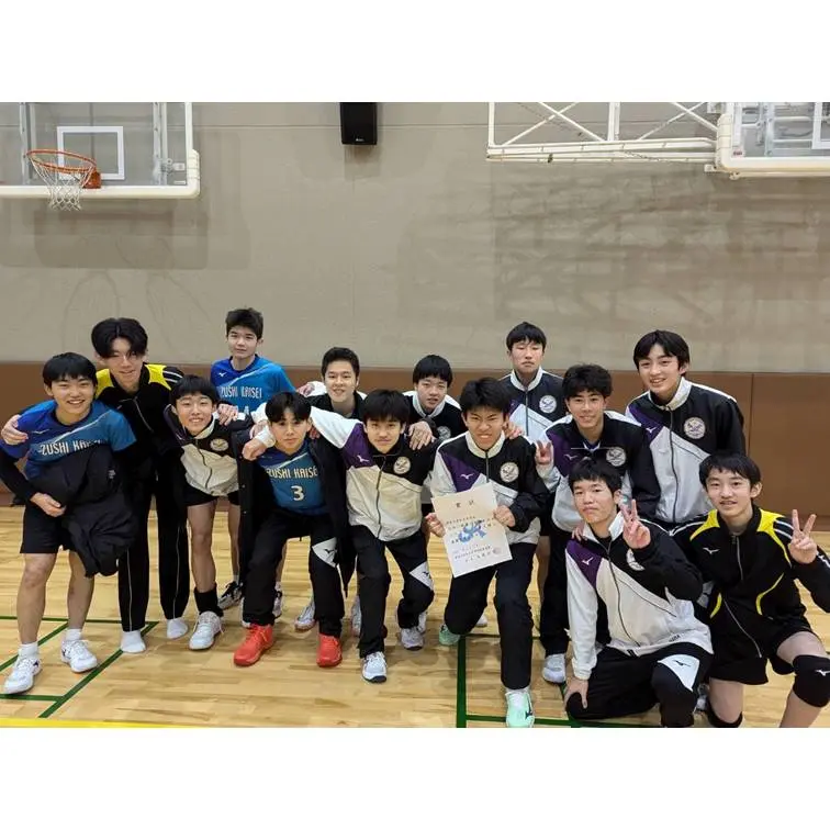 中学バレーボール部　私学大会第3位