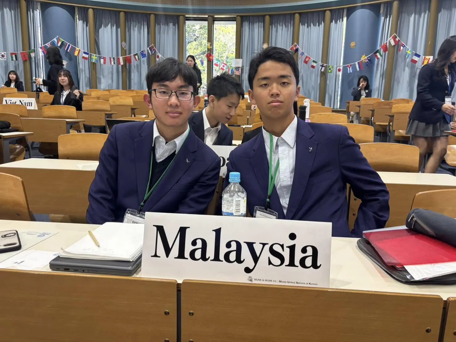 模擬国連チームの活躍 