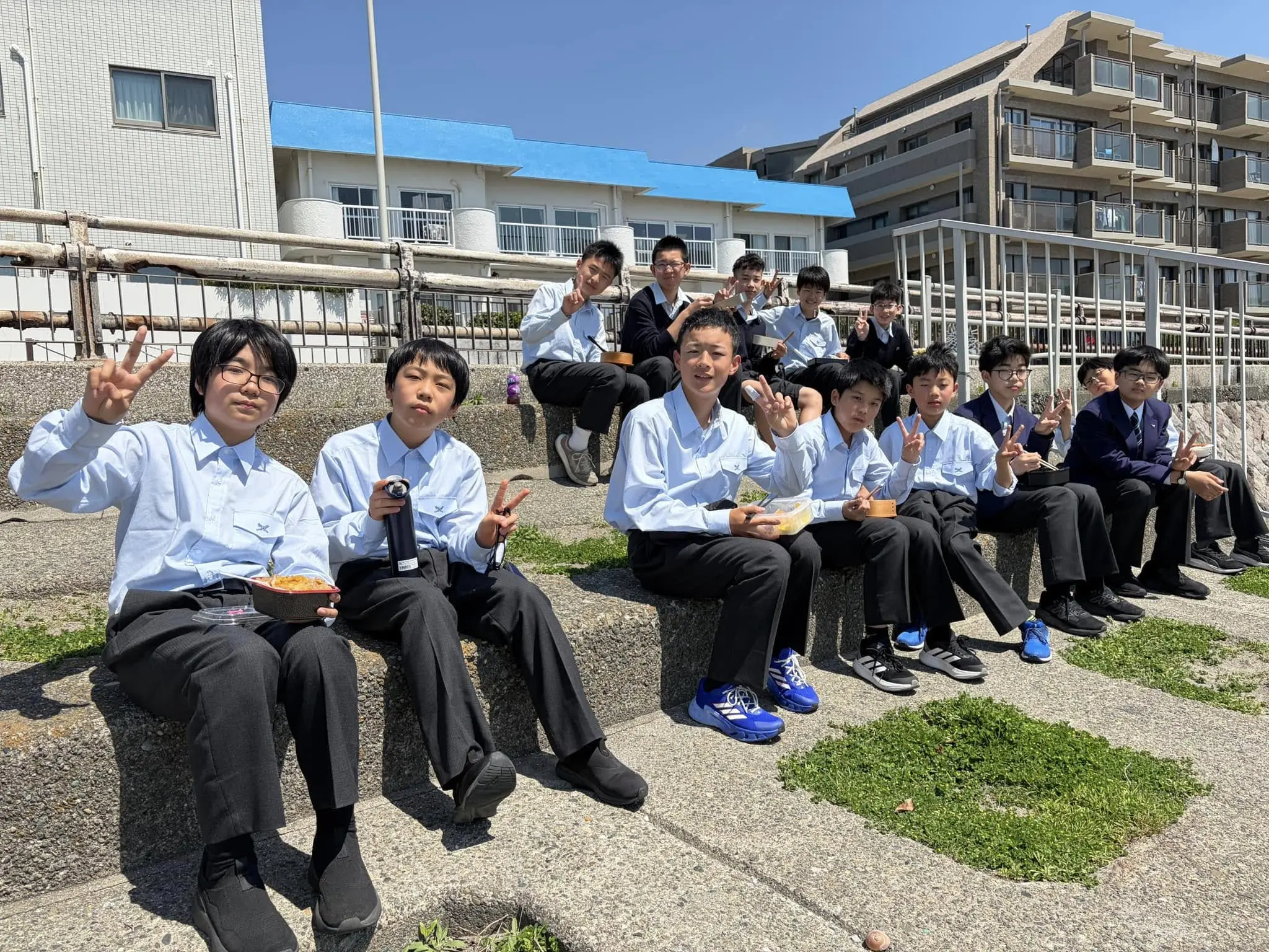 逗子開成のお昼休み