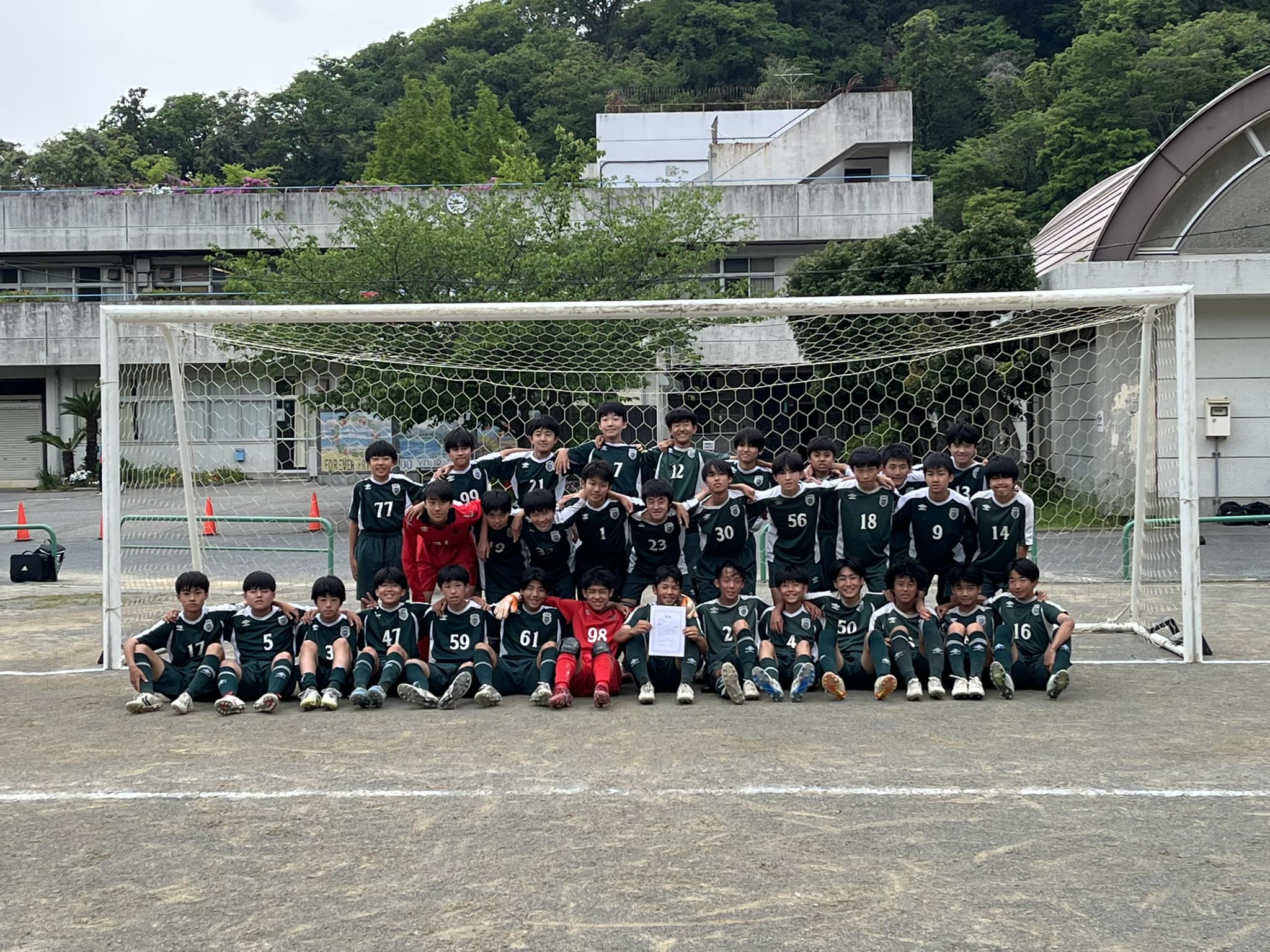中学サッカー部の活躍