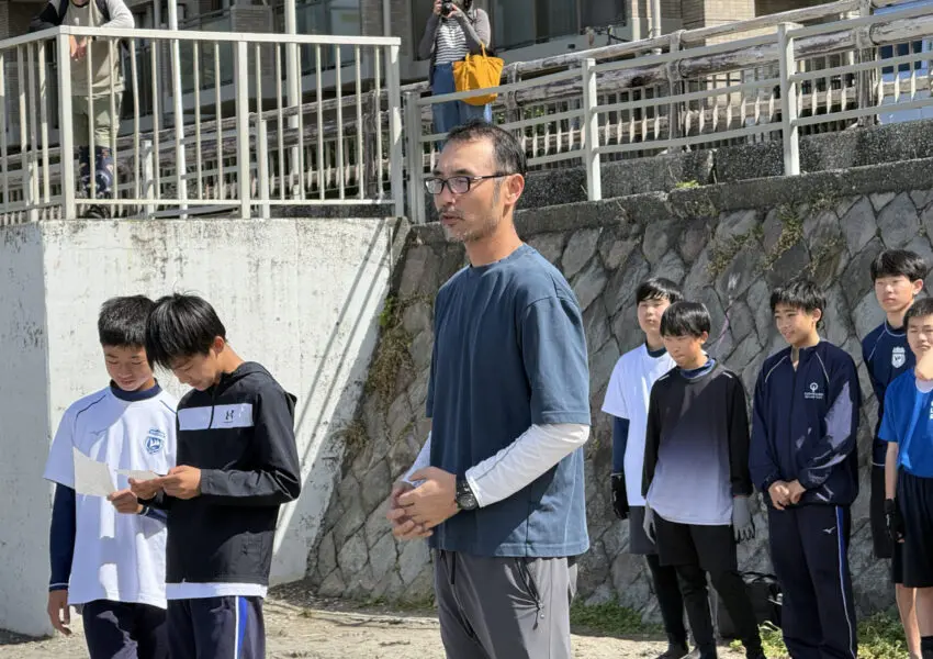 学年主任の先生のお話