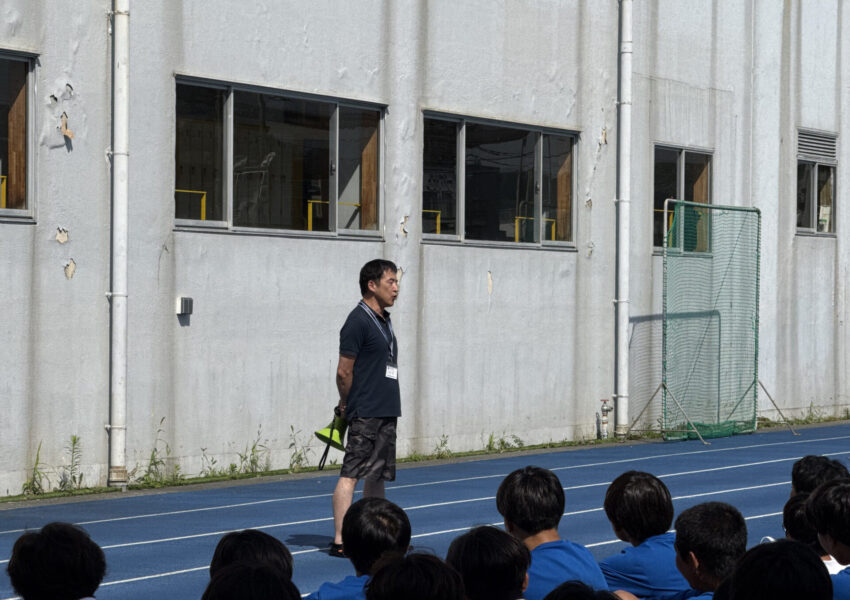 学年主任松原先生のお話